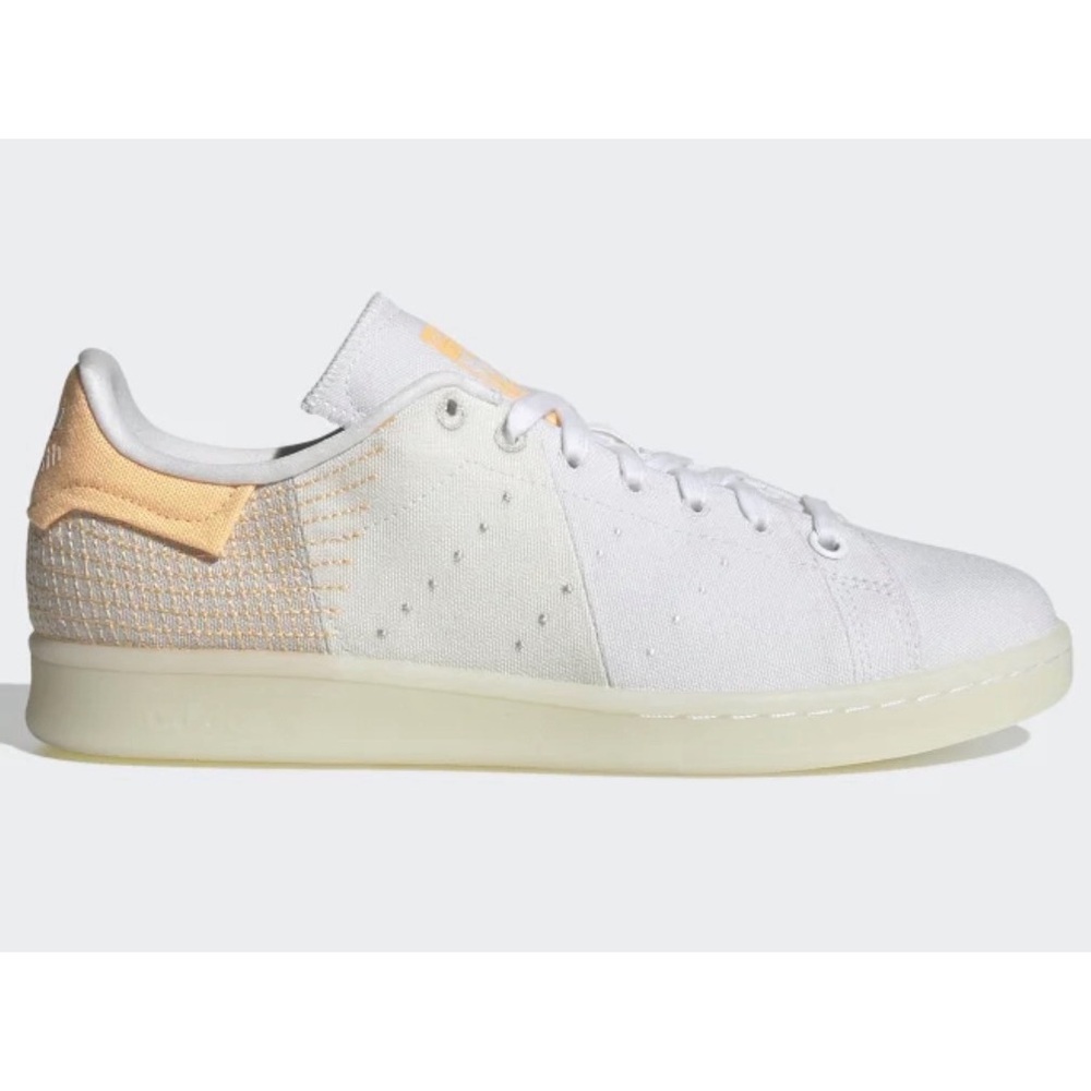 Adidas Stan Smith PrimeBlue Cyrstle White/ Acid Orange NIB SZ 9 - Picture 2 of 14